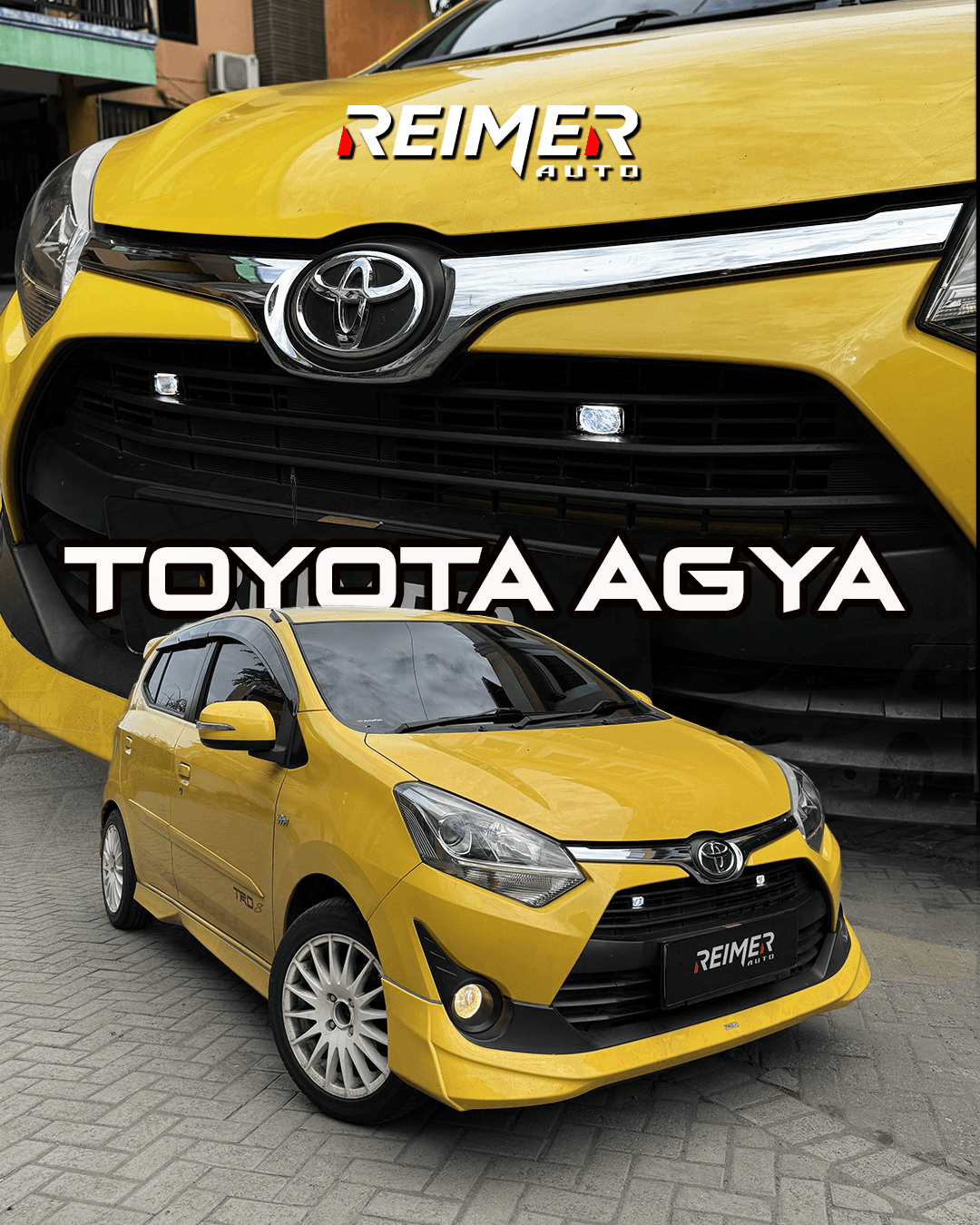 Truk dengan upgrade light bar LED penuh